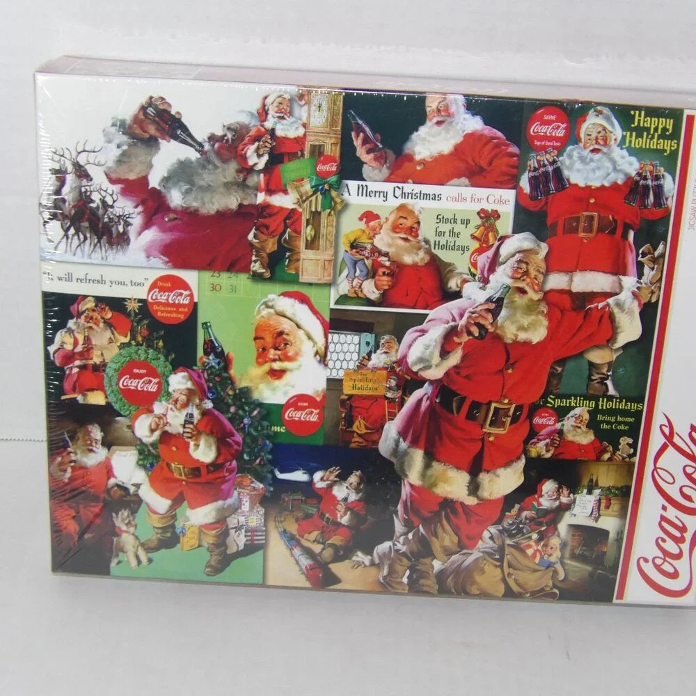 Sparkling Holiday Springbok Coca Cola 500 Piece Puzzle